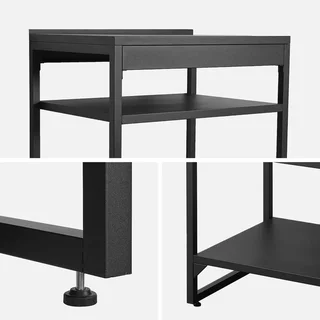 Outdoor kitchen module steel 2-tier 80 cm Kea