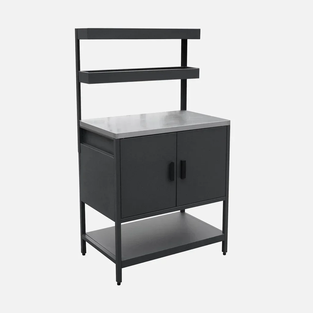 Cuisine extérieure 3 modules inox avec évier et rangements