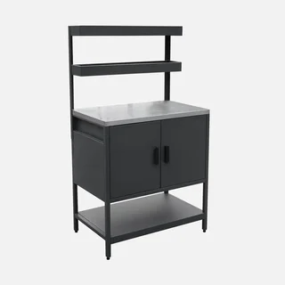Cuisine extérieure 3 modules inox avec évier et rangements