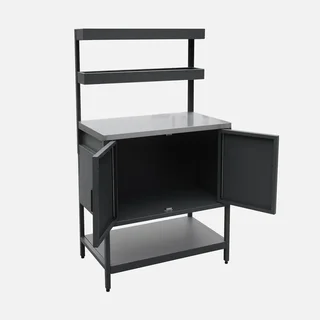 Cuisine extérieure 3 modules inox avec évier et rangements