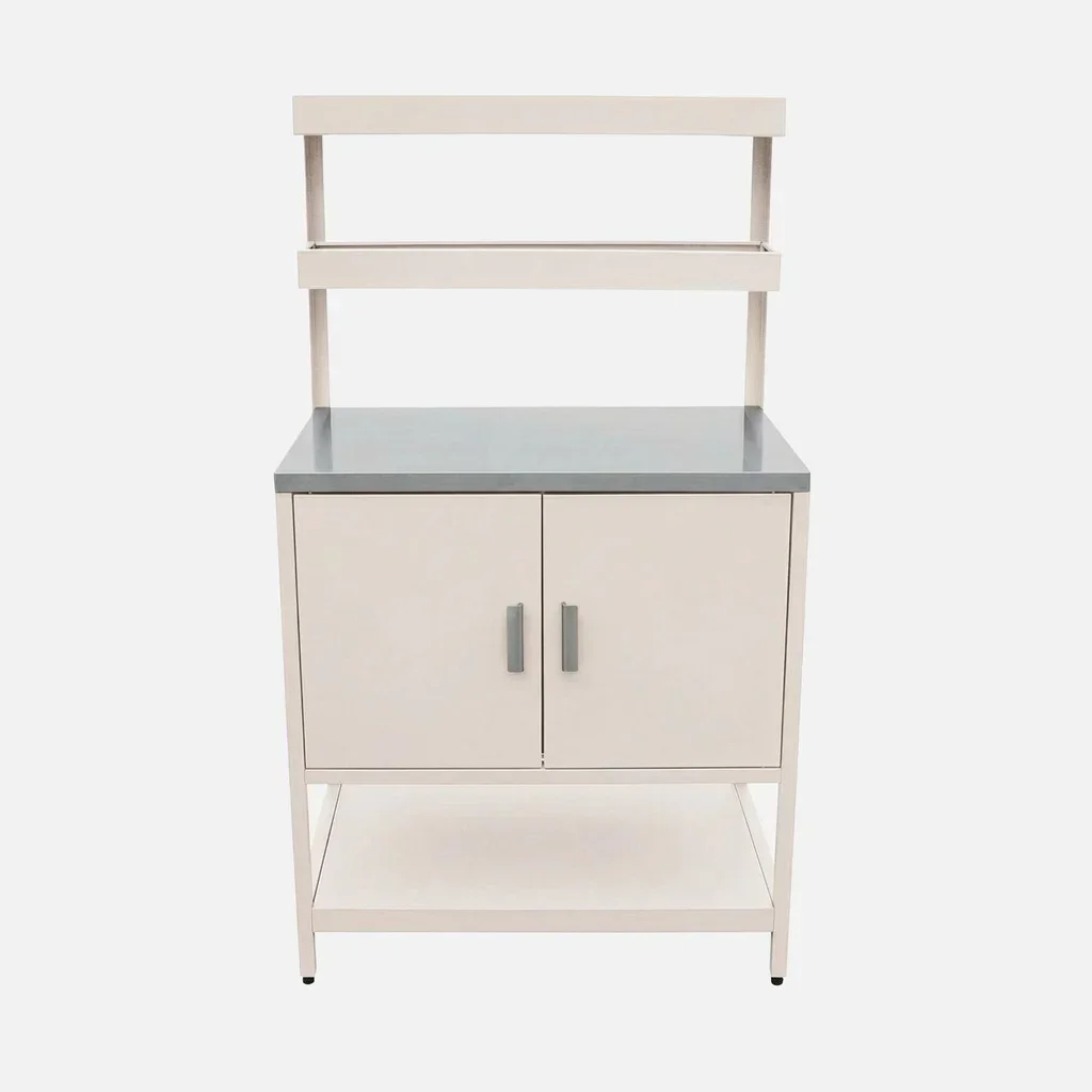 Cuisine extérieure 3 modules inox avec évier et rangements