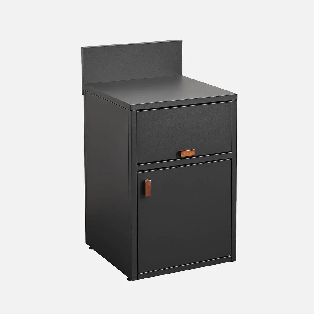Meuble cuisine extérieure acier 2 portes 60 cm Thira