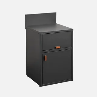 Meuble cuisine extérieure acier 2 portes 60 cm Thira