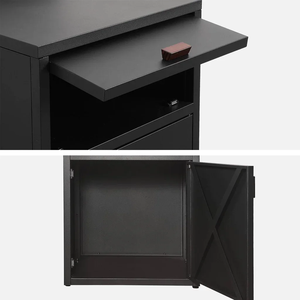 Meuble cuisine extérieure acier 2 portes 60 cm Thira
