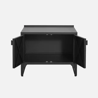Module cuisine extérieure Kea acier 2 portes 80 cm pour barbecue
