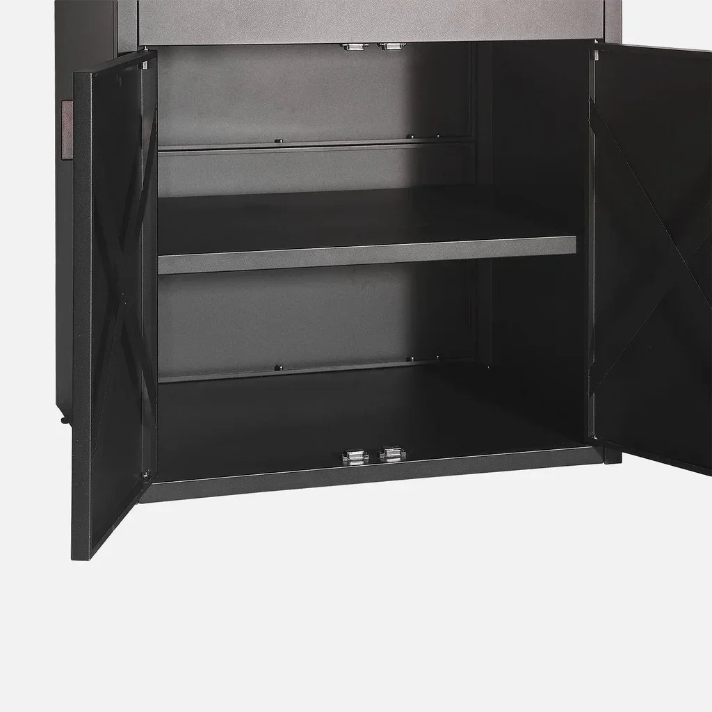 Outdoor kitchen steel 2 doors 80 cm - Thira Module