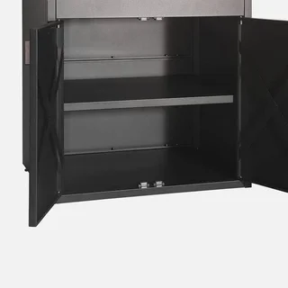 Outdoor kitchen steel 2 doors 80 cm - Thira Module