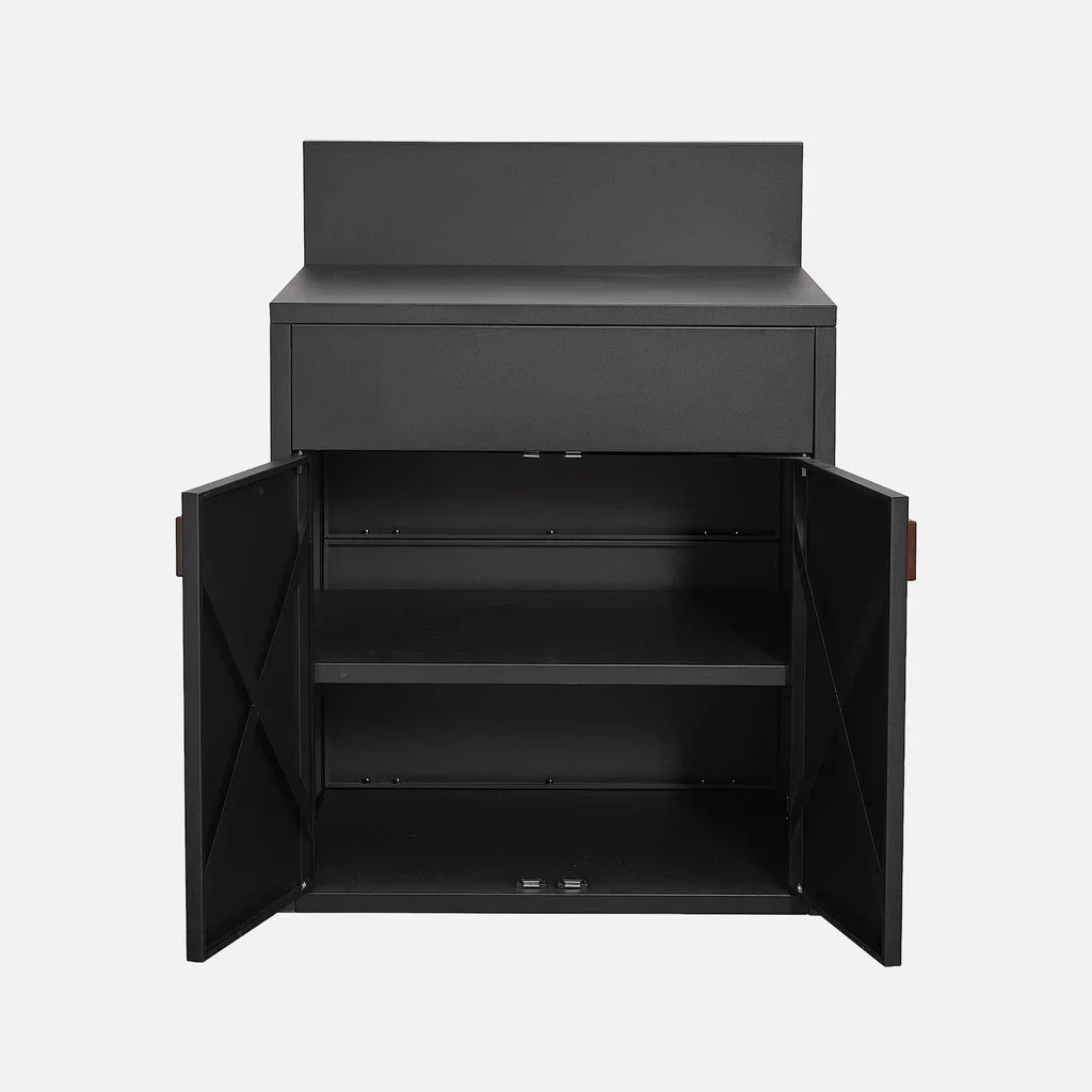 Outdoor kitchen steel 2 doors 80 cm - Thira Module