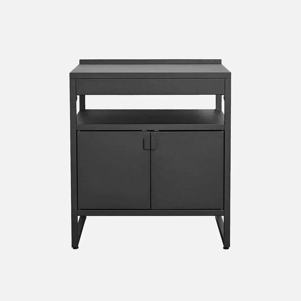 Meuble cuisine extérieure acier 2 portes 80 cm Kea