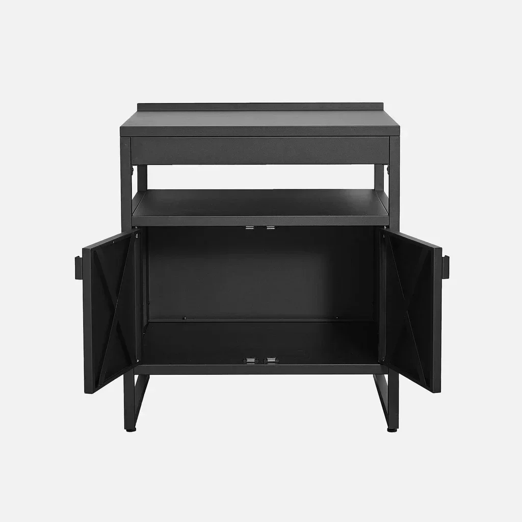 Meuble cuisine extérieure acier 2 portes 80 cm Kea
