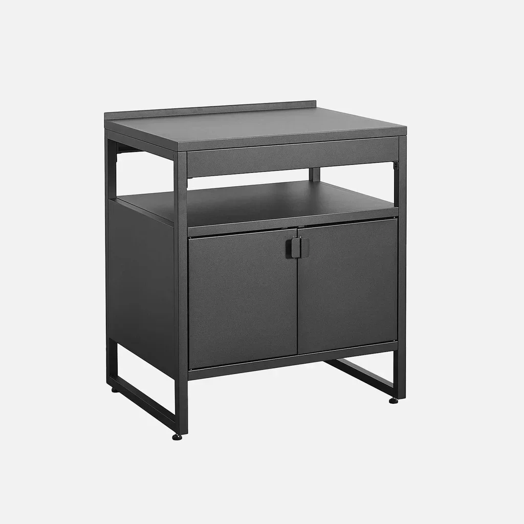 Meuble cuisine extérieure acier 2 portes 80 cm Kea