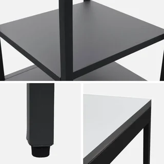 Cuisine extérieure acier inoxydable double étagère 49cm