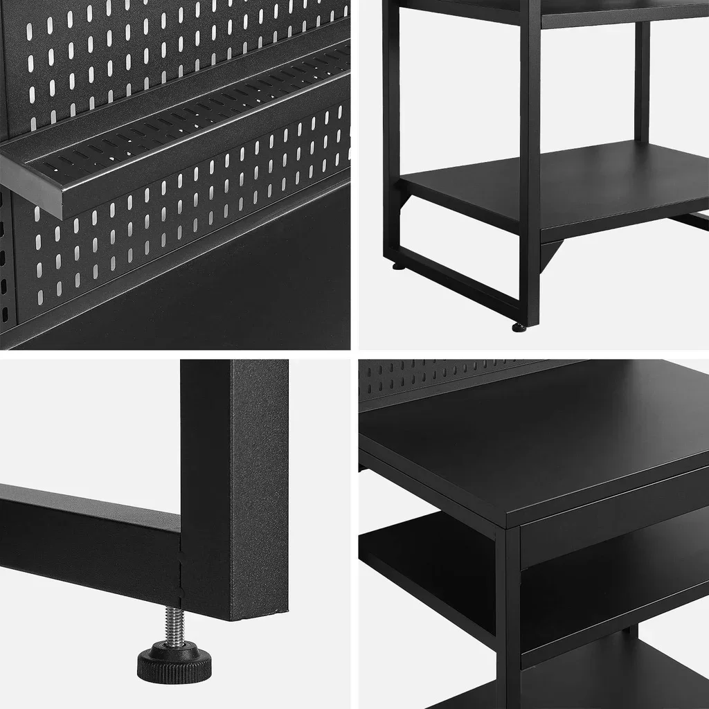 Module cuisine extérieure acier double étagère murale 80 cm Kea