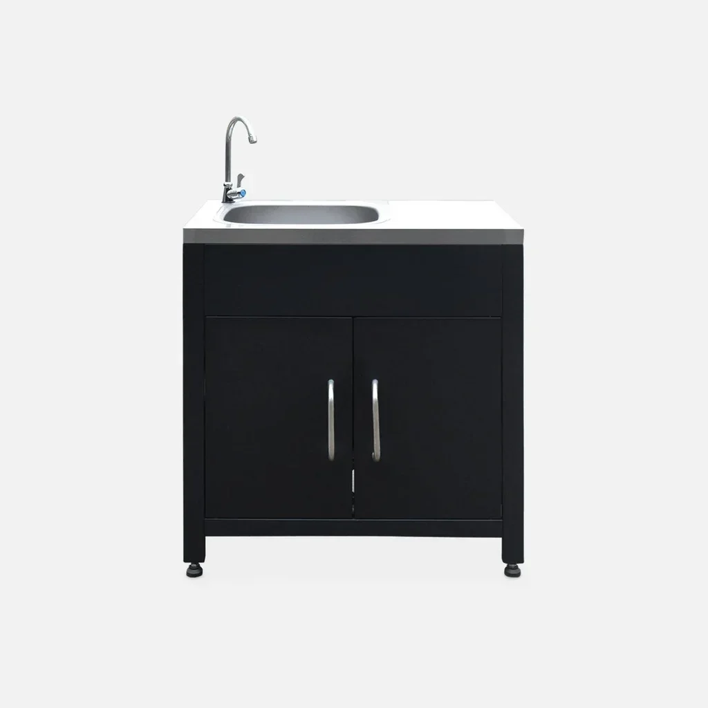 Cuisine extérieure modulable 4 modules acier inox Grimaud