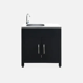 Cuisine extérieure modulable 4 modules acier inox Grimaud
