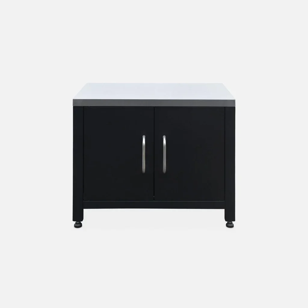 Cuisine extérieure modulable 5 éléments inox avec plancha gaz 4 feux Grimaud