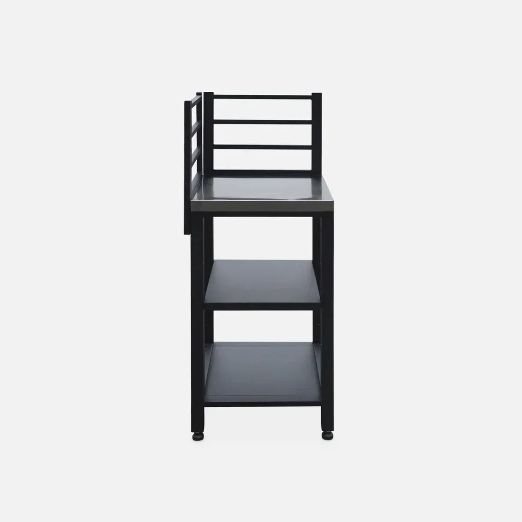 Cuisine extérieure modulable 6 éléments inox noir Grimaud