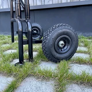 Échafaudage roulant pliable double niveau professionnel 2,5m 150kg