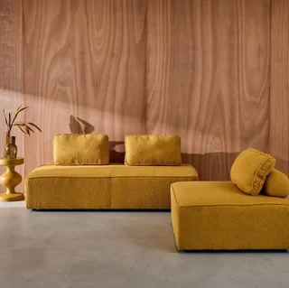 Ensemble 3 chauffeuses modulables bouclette vintage Bao
