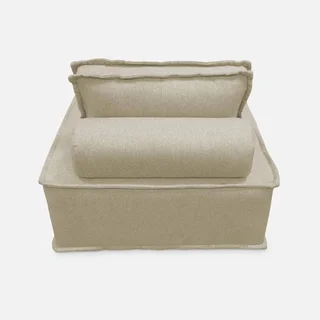 Conjunto de 4 poltronas modulares capitonê - sofá modular
