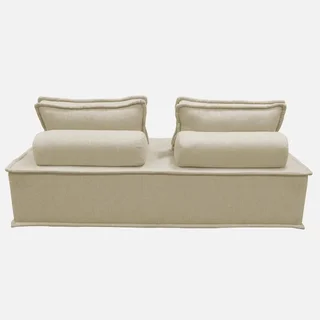 Conjunto de 4 poltronas modulares capitonê - sofá modular