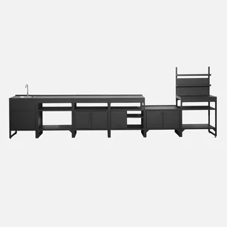 Ensemble cuisine extérieure 6 modules inox Kea modulable et résistante