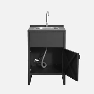 Ensemble cuisine extérieure 6 modules inox Kea modulable et résistante