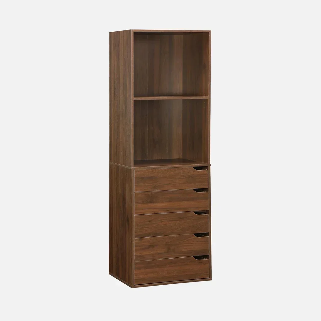 Ensemble rangement modulable 4 pièces bois dressing Modulo