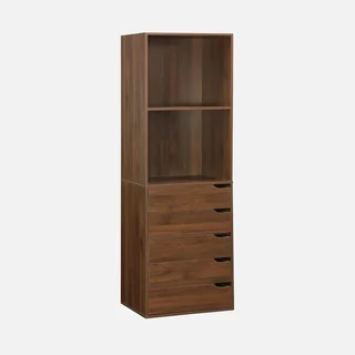 Ensemble rangement modulable 4 pièces bois dressing Modulo