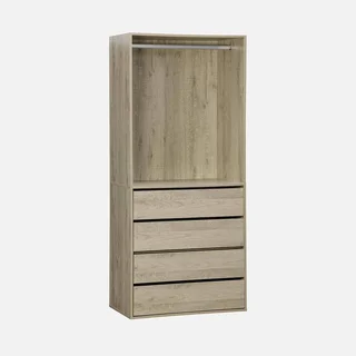 Ensemble dressing modulable 4 pièces bois - Collection Modulo