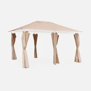 Pavillon Dachplane und Seitenteile Divio 3x4 m wasserabweisendes Polyester