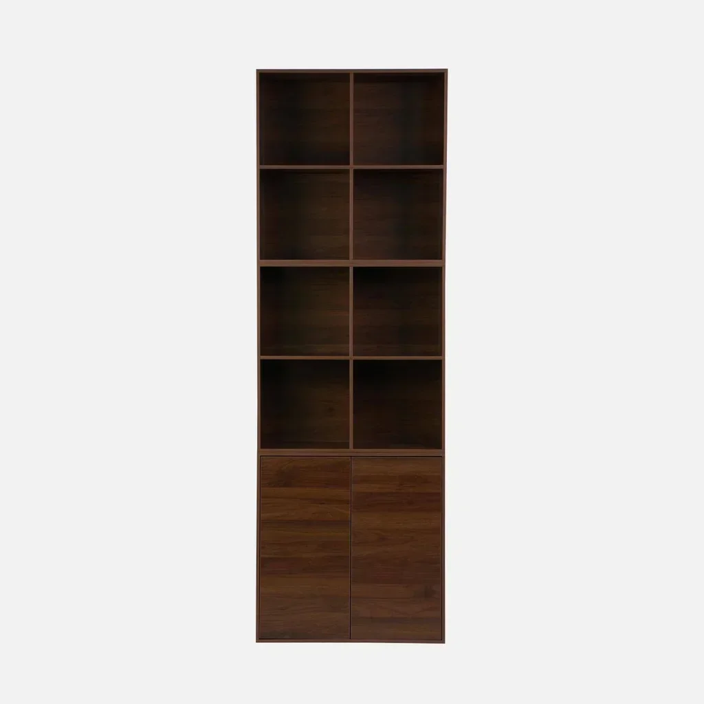 Étagère bibliothèque 4 casiers bois style scandinave modulable Kompo