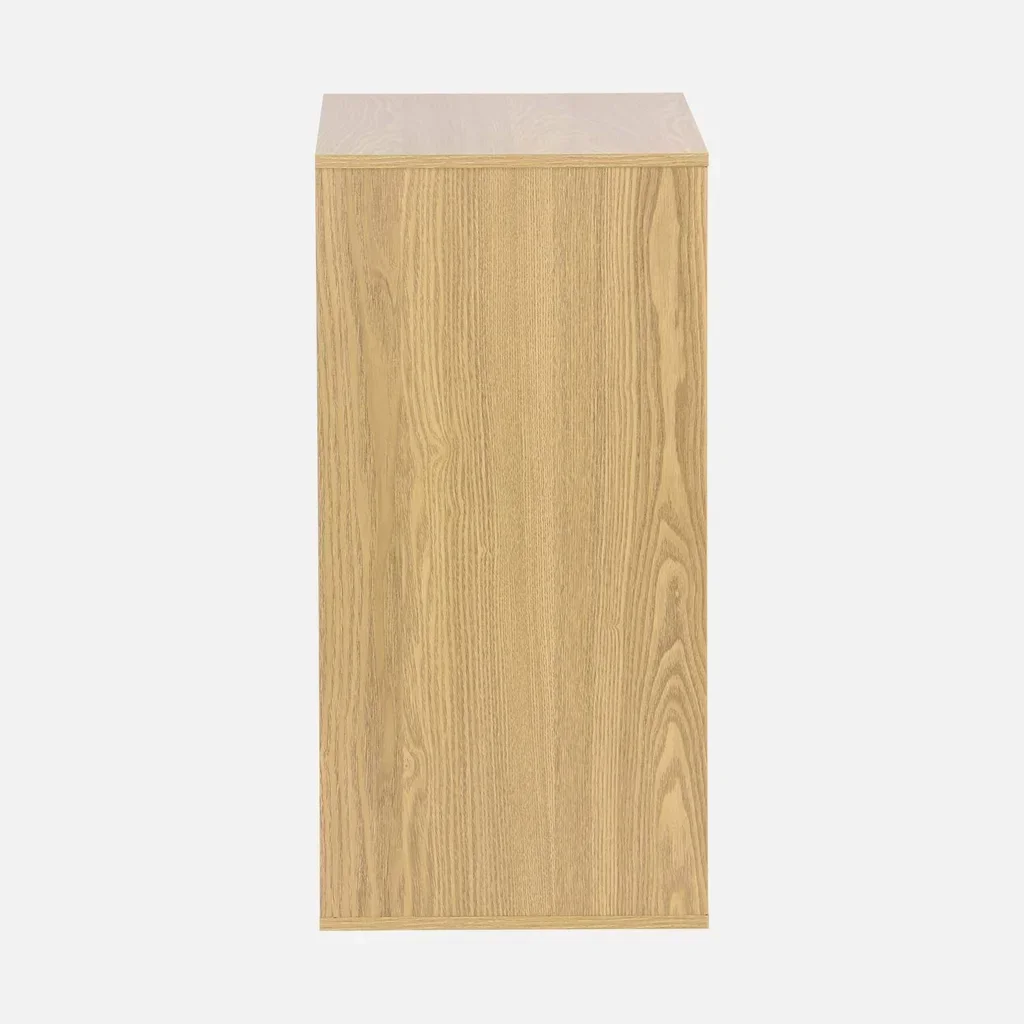Étagère bibliothèque 4 casiers bois style scandinave rangement vertical Kompo