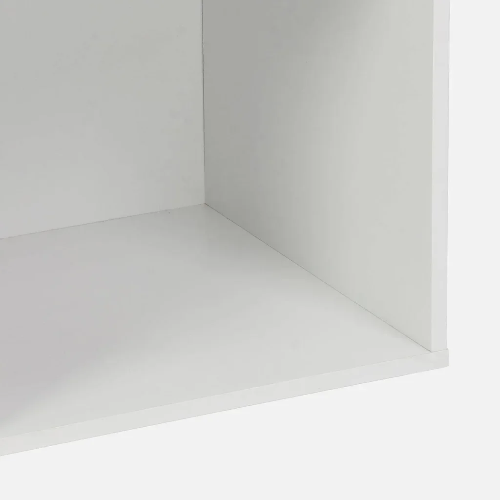 Étagère bibliothèque 4 casiers bois scandinave Kompo
