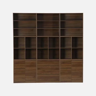 Étagère bibliothèque 4 casiers bois style scandinave modulable Kompo