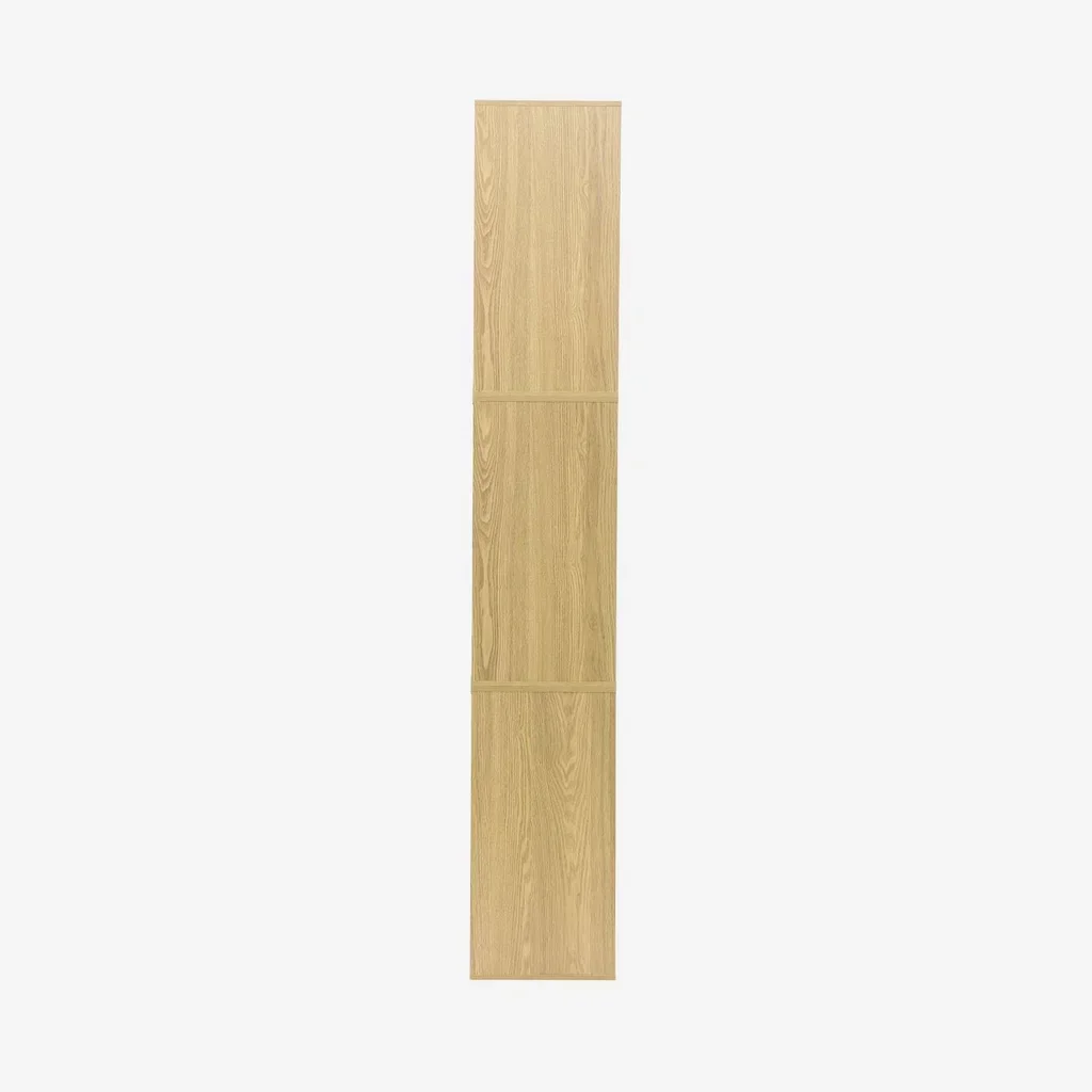 Modular wooden shelf 3 cubes 2 doors 8 compartments Kompo