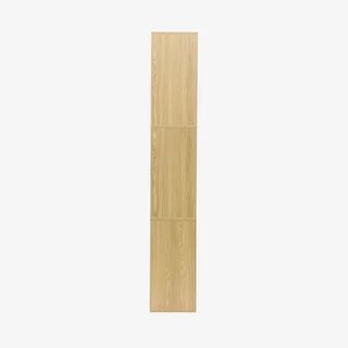 Modular wooden shelf 3 cubes 2 doors 8 compartments Kompo