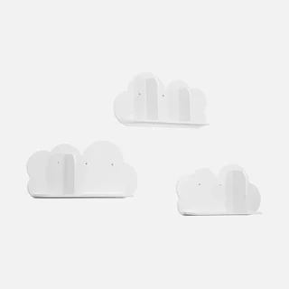 Étagère murale nuage chambre bébé enfant lot 3 pièces design
