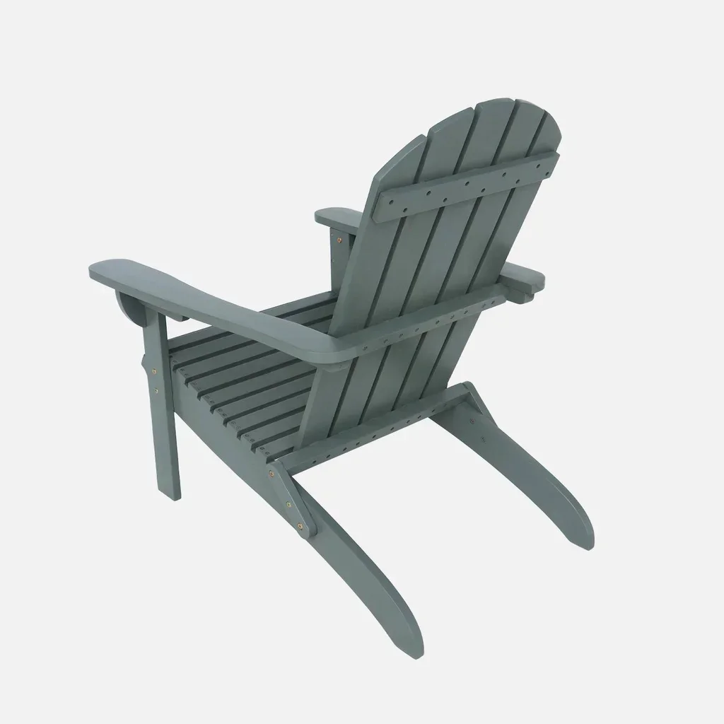 Fauteuil Adirondack bois acacia extérieur vintage Kerina