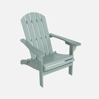 Fauteuil Adirondack bois acacia terrasse jardin vintage Kerina