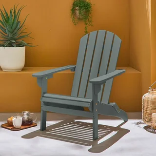 Fauteuil Adirondack bois acacia extérieur vintage Kerina