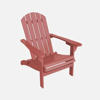 Fauteuil Adirondack bois acacia extérieur vintage Kerina