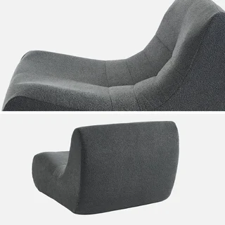 Poltrona Relax 1 Posto Bouclé Texture - Comfort Avvolgente Design Contemporaneo