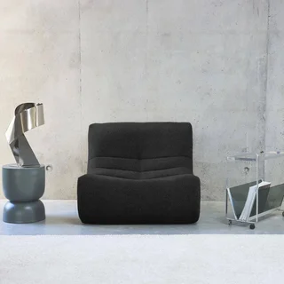 Poltrona Bouclé Strutturata - 1 Posto Comfort Avvolgente