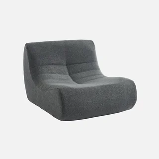 Poltrona Relax 1 Posto Bouclé Texture - Comfort Avvolgente Design Contemporaneo