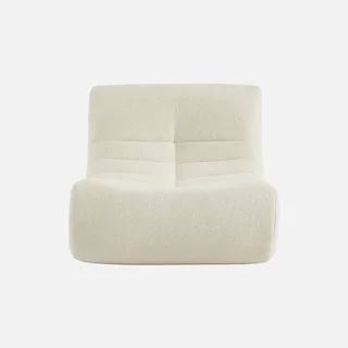 Poltrona Bouclé Strutturata Cocooning 1 Posto