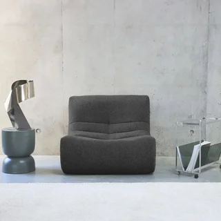Poltrona Relax 1 Posto Bouclé Texture - Comfort Avvolgente Design Contemporaneo