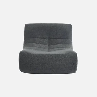 Poltrona Relax 1 Posto Bouclé Texture - Comfort Avvolgente Design Contemporaneo