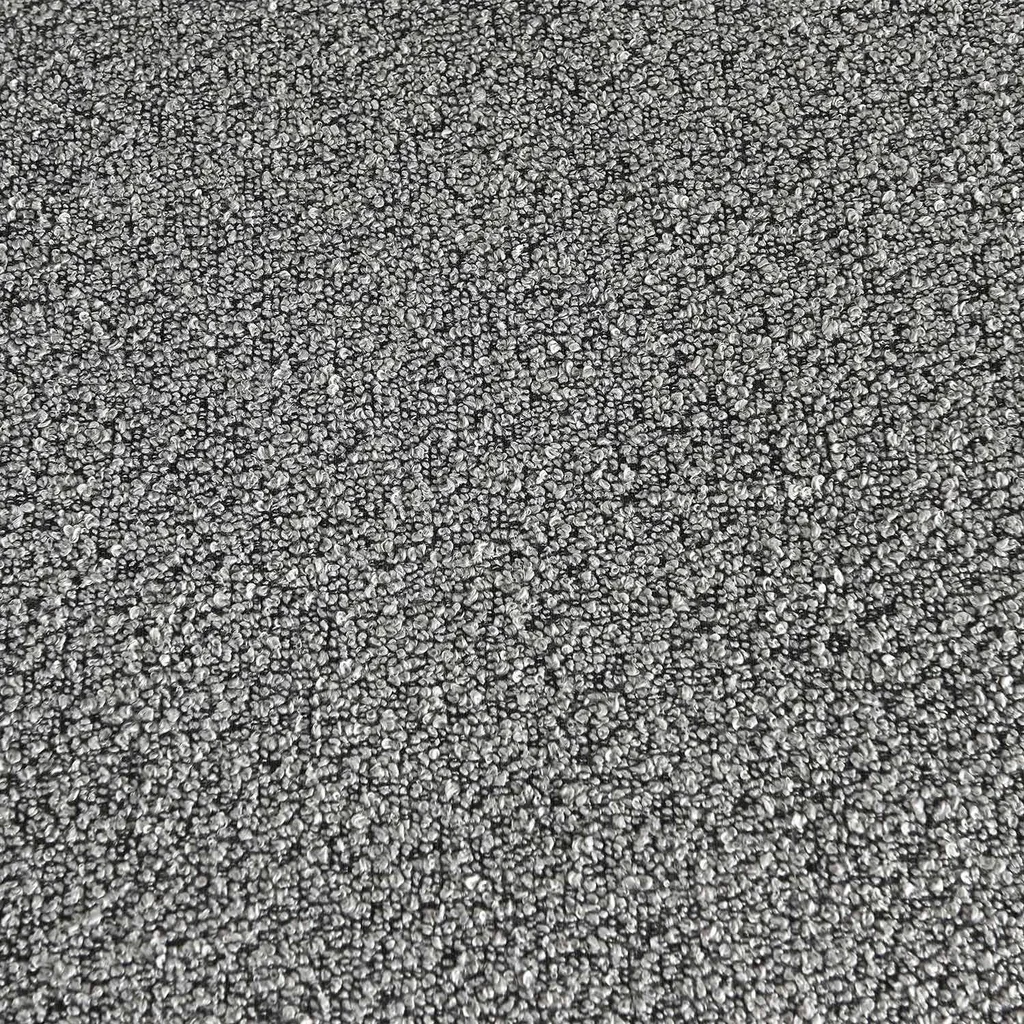 Poltrona Bouclé Texture 1 Posto Grigio Comfort Avvolgente