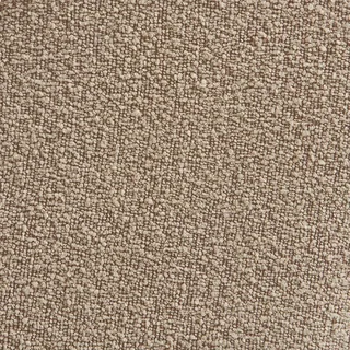 Fauteuil chauffeuse 2 places Boni en tissu bouclette texturé beige